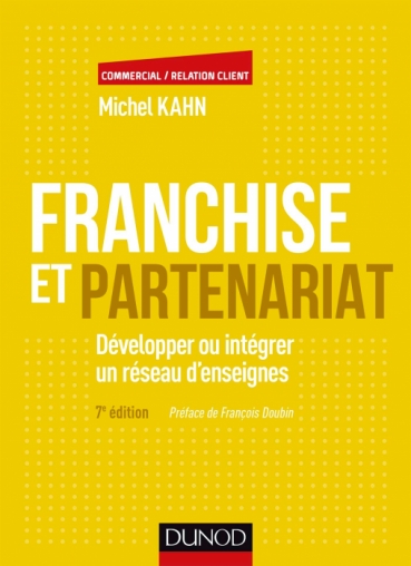 livre franchise partenariat rédigé par Michel Kahn